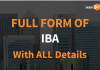 Full Form of IBA with All Details – What is IBA? Full Form of IBA
