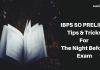IBPS SO Pre: Tips and Tricks For The Night Before Exam