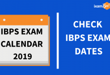IBPS EXAM CALENDAR 2019-20 : CHECK IBPS EXAM DATES IBPS Exam Calendar 2019