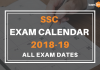 SSC Exam Calendar 2018-19 : All Important Dates SSC Calendar 2018-19; All Revised Exam Dates