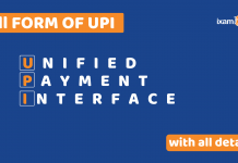 Full Form of UPI with All Details Full Form of UPI with all details