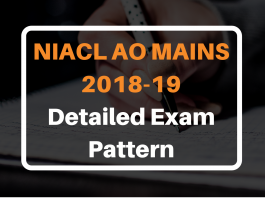 NIACL AO Mains Detailed Exam Pattern