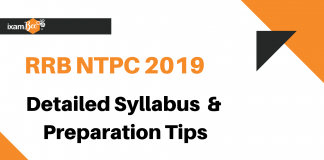 RRB NTPC 2019: Detailed Syllabus and Preparation Tips RRB NTPC Syllabus and Preparation