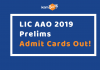 LIC AAO 2019 Admit Card Out: Check & Download Now LIC AAO Admit Cards