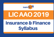 LIC AAO 2019: Insurance & Finance Complete Syllabus With Other Details LIC