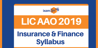 LIC AAO 2019: Insurance & Finance Complete Syllabus With Other Details LIC
