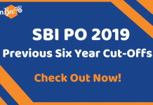 SBI PO Last Six Year Cut-Offs