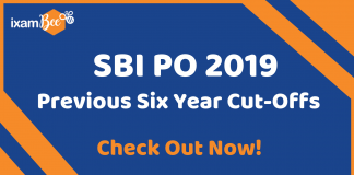 SBI PO Last Six Year Cut-Offs