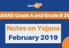 NABARD Grade A and Grade B 2019: Notes on Yojana February 2019