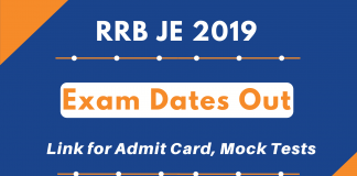 RRB JE 2019 Exam Dates out: Link for Admit Card, Mock Tests