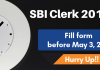 SBI Clerk 2019: Fill the Application form before May 3, 2019, Hurry up!!!