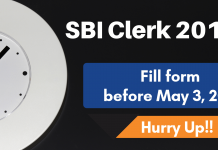 SBI Clerk 2019: Fill the Application form before May 3, 2019, Hurry up!!!