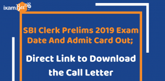 SBI Clerk Prelims 2019 Exam Date And Admit Card Out; Direct Link to Download the Call Letter