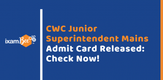 CWC Mains Admit Card Out 2019: Download Now CWC Mains Admit Card Out