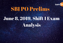 SBI PO Prelims: June 8, 2019, Shift 1 Exam Analysis