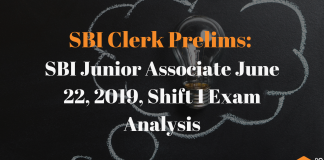 SBI Clerk Prelims 2019: Shift 1 Exam Analysis (June 22, 2019)