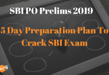 SBI PO Prelims 2019: 5 Day Preparation Plan To Crack SBI Exam