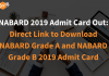 NABARD 2019 Admit Card Out: Direct Link to Download NABARD Grade A and NABARD Grade B 2019 Admit Card