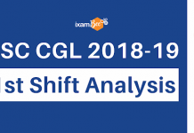 SSC CGL 2018: First Shift Analysis SSC CGL First Shift Analysis
