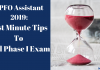 EPFO Assistant 2019: Last Minute Tips To Nail Phase I Exam