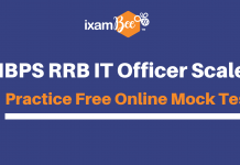 IBPS RRB IT Officer (Scale 2) Exam: Practice Free Mock Tests RRB IT Officer Free Mock Tests