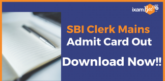 SBI Clerk Mains 2019: Download SBI Clerk Mains Admit Card Download SBI Clerk Mains Admit Card