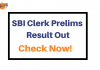 SBI Clerk 2019: Check SBI Clerk Prelims Result Now! sbi clerk pre result