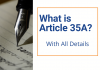 Article 35 A With All Details Article 35A