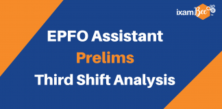 EPFO Assistant Prelims 2019: Detailed Shift 3 Exam Analysis EPFO Assistant Prelims 3rd shift analysis