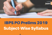 IBPS PO Prelims Subject Wise Syllabus 2019 IBPS PO Prelims Subject-wise Syllabus