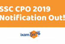 SSC CPO 2019 Notification Out!! SSC CPO complete notificatin details