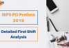 IBPS PO 2019 : Shift 1 Detailed Exam Analysis IBPS PO Pre Exam Analysis