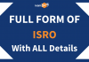 Full Form of ISRO With All Details IRDA Full Form