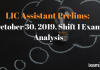 LIC Assistant Prelims Exam Analysis 2019- 30th October (1st Shift)