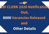 SBI Clerk 2020: Junior Associate Exam Notification with All Details