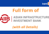 Full form of AIIB With All Details AIIB