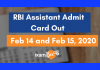 RBI Assistant Prelims Admit Card out: Check Here