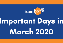 Important Days with themes in March 2020
