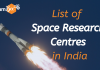 List of Space Research Centres in India