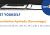 Topic of the Day: Quantitative Aptitude Questions on Percentage for SBI PO, IBPS PO and SBI Clerk Mains