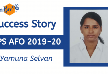 IBPS AFO 2019: Yamuna Selvan’s (Canara Bank AFO) Success story