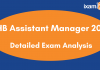 NHB Assistant Manager Exam Analysis 2020 (18th October): Check Section Wise & Overall Exam Review