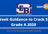 7 Thursdays, 7 Steps for SEBI Grade A 2020: Step One SEBI Grade A Preparation