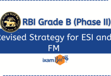 RBI Grade B 2021 Phase 2: Revised Strategy for ESI and FM RBI Grade B 2021 ESI and FM