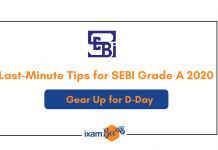 Last-Minute Tips for SEBI Grade A 2020-21.