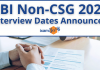 RBI Non-CSG 2020-21 Interview Dates Announced! RBI Non-CSG 2020-21 Interview Dates