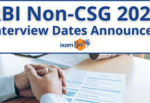 RBI Non-CSG 2020-21 Interview Dates Announced! RBI Non-CSG 2020-21 Interview Dates