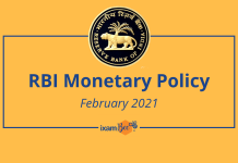RBI Monetary Policy: February 2021 RBI Grade B, RBI Assistant
