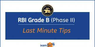 RBI Grade B Phase 2: Last Minute Tips