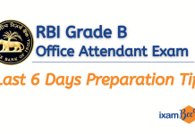 Last Week Tips to Prepare for RBI Office Attendant Exam!
